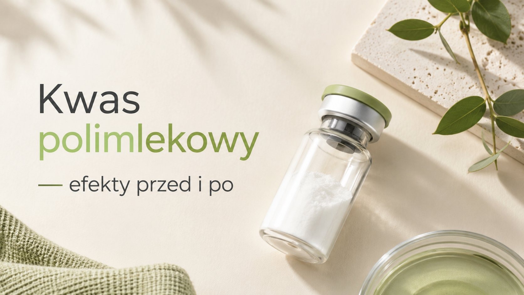 Kwas polimlekowy — efekty przed i po. Kiedy widać rezultaty?
