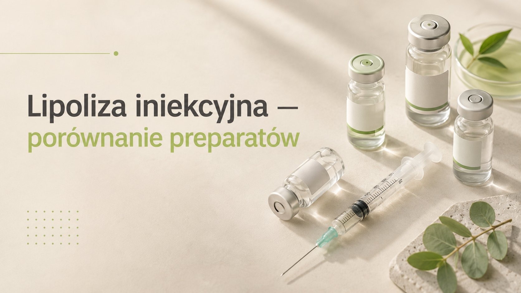 Lipoliza iniekcyjna — jakie preparaty wybrać? Porównanie